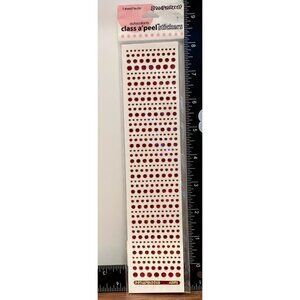 HTF RARE Stampendous! Class a'Peel Dot Sparklers Stickers Red AC672HSR